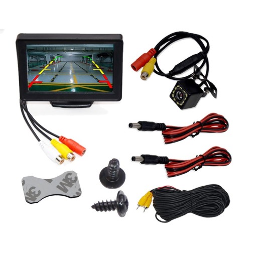 Backkamera med TFT LCD-skärm