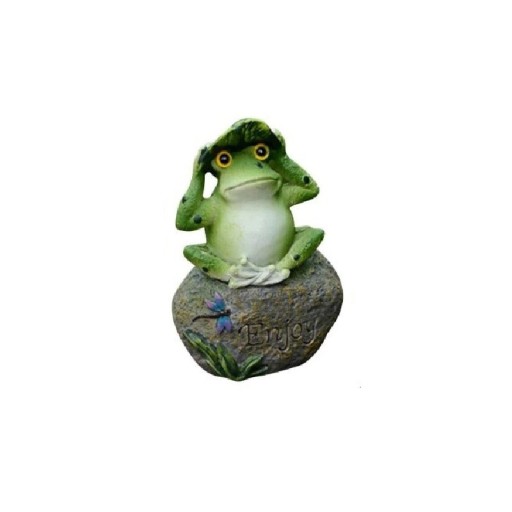 Trädgårdsdekorationsgroda