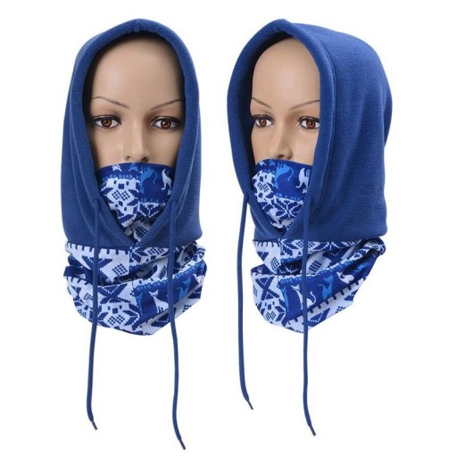 Vinterbalaclava med mönster