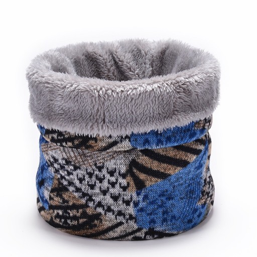 Vinterscarf med mönster