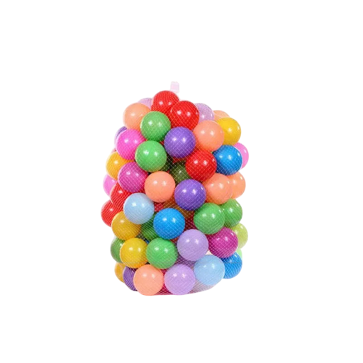 80er Set Plastikballons 5,5 cm Bunte Bälle fürs Kinderbecken Bälle fürs Laufgitter Indoor Bällebad Kinderspielzeug