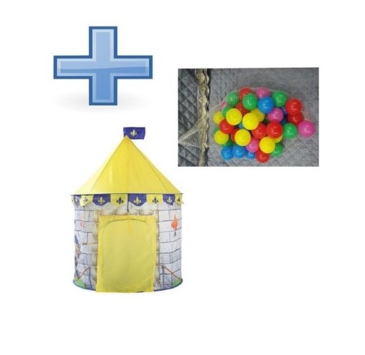 Barntält + Ballonger