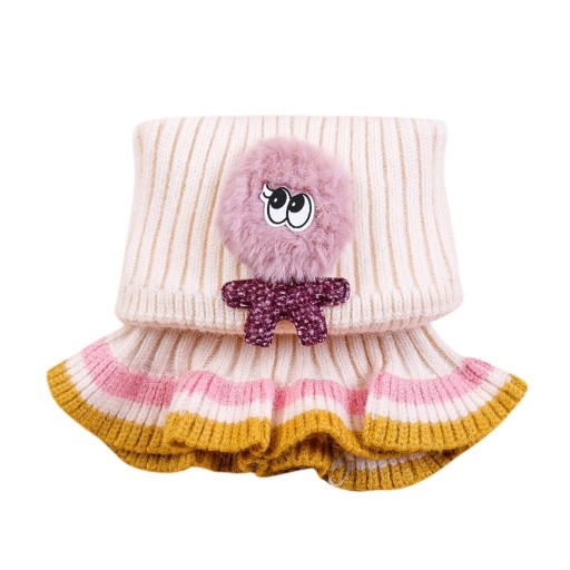 Stickad barnscarf A172