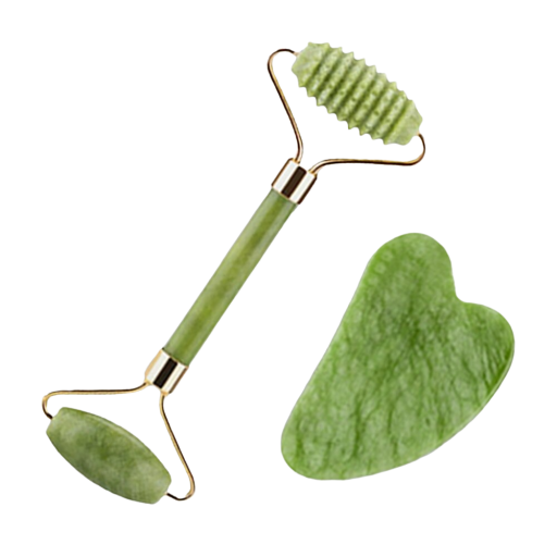 Jade ansiktsmassagerulle med sten T831