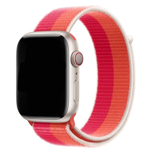 Nylon färgglad rem för Apple Watch 42 mm / 44 mm / 45 mm