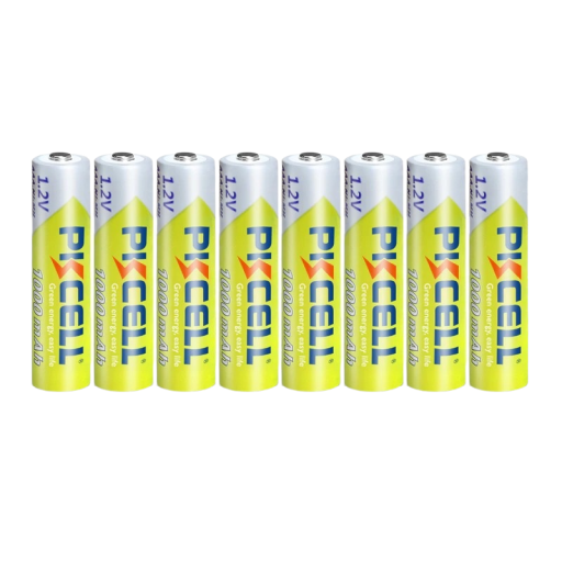 Uppladdningsbart mikrocellsbatteri AAA 8 st