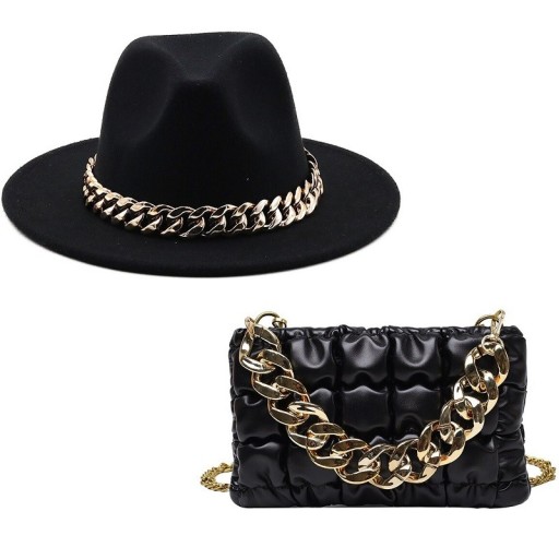 Hatt och handväska set