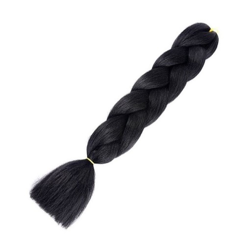 Kanekalon enfärgade flätor 60 cm