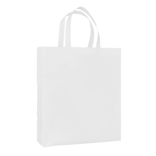 Shoppingväska av polypropylen med två handtag Rymlig och återanvändbar för inköp och vardagligt bärande av saker Mått 38 x 30 x 10 cm