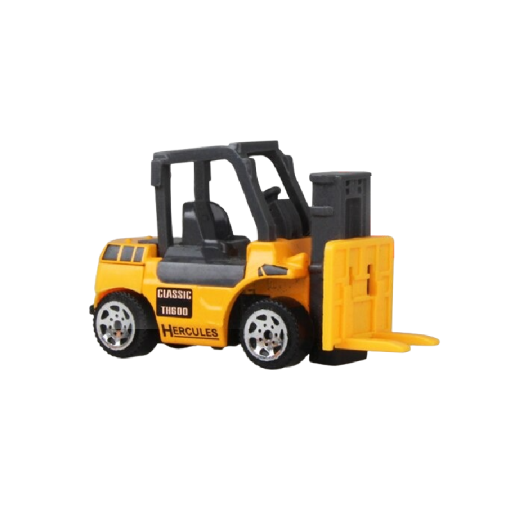 Leksaksbil byggmaskin gaffeltruck