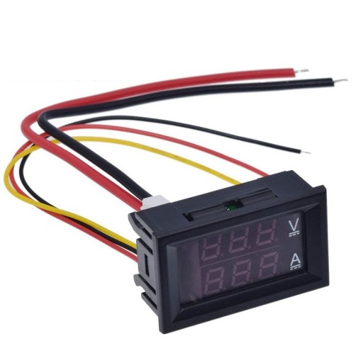 Digital voltmeter och amperemeter 100V/100A