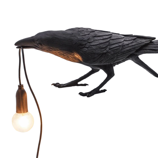 Kråkformad lampa P3698