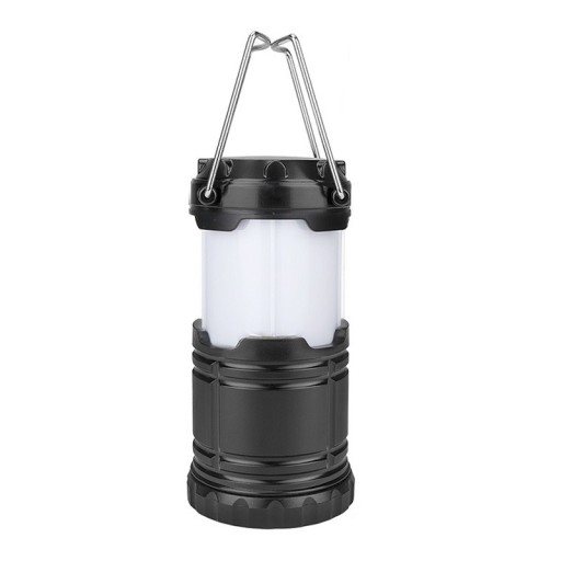 Camping LED-lampa med flameffekt för 3x AAA-batterier