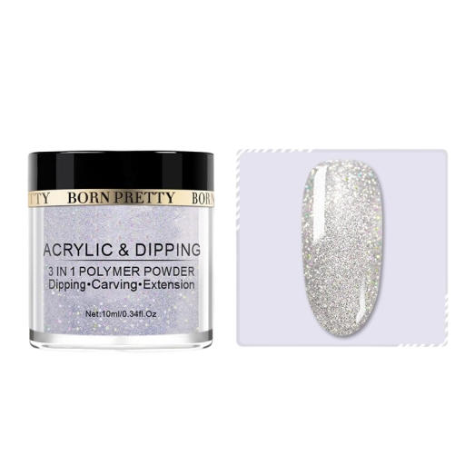 Glitter akryl nagelpulver 10 ml