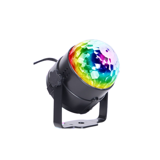 LED discokula med fjärrkontroll