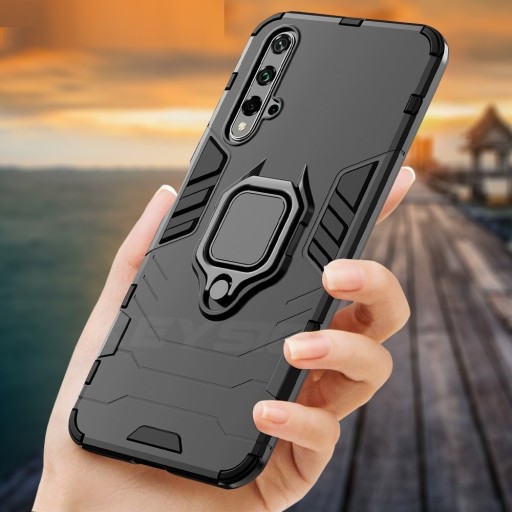 Skyddsfodral till Huawei Mate 20 Lite med metallring