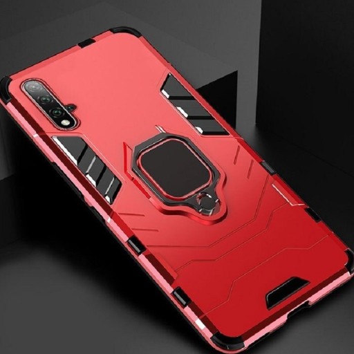 Skyddsfodral till Huawei P20 med metallring