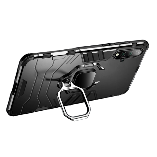 Skyddsfodral för Huawei Y9 2019 med metallring