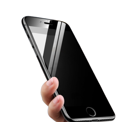 Mörkande härdat glas för iPhone X/XS