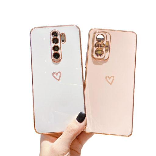 Skyddsfodral med hjärta för Xiaomi Redmi 9C NFC