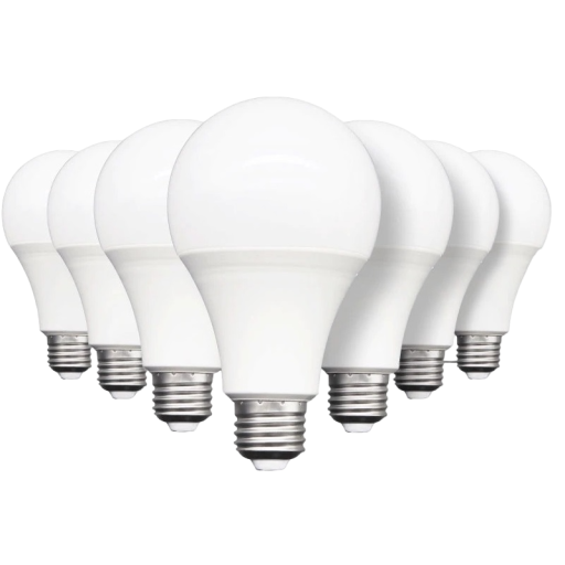 Energisnål LED-lampa 6W kallvit 10 st