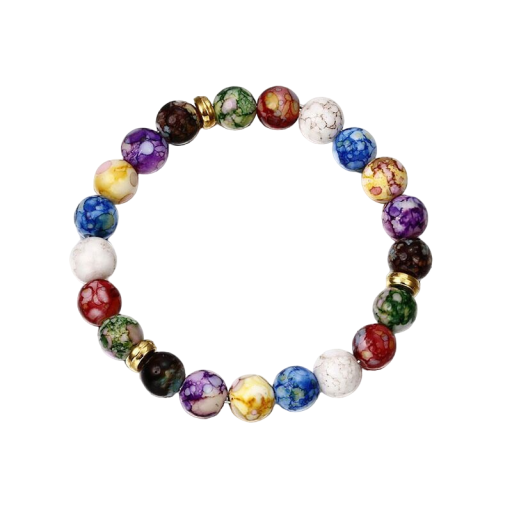 Sju Chakra Armband 6 cm