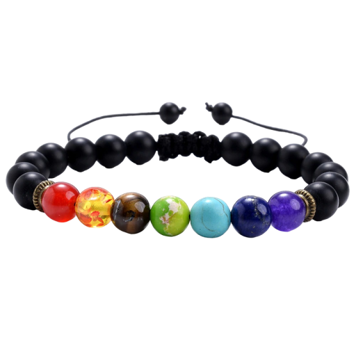 Chakra sten armband Z275