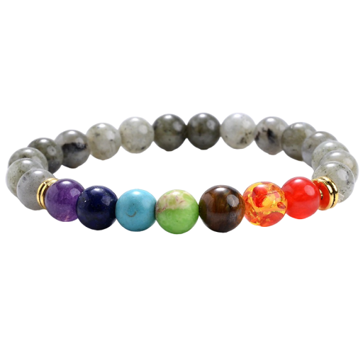 Sju Chakra Armband Z278