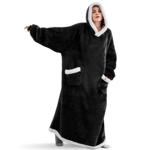 Oversize sweatshirtfilt med ärmar 120 cm