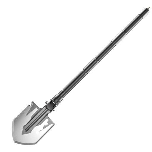 Multifunktionell hopfällbar spade
