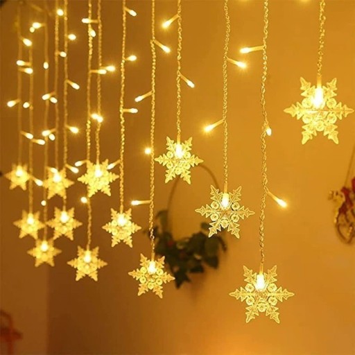 LED snöflinga ljuskedja