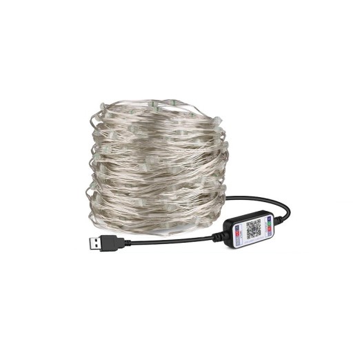 LED slingljus på bluetooth 5 m 50 LEDs