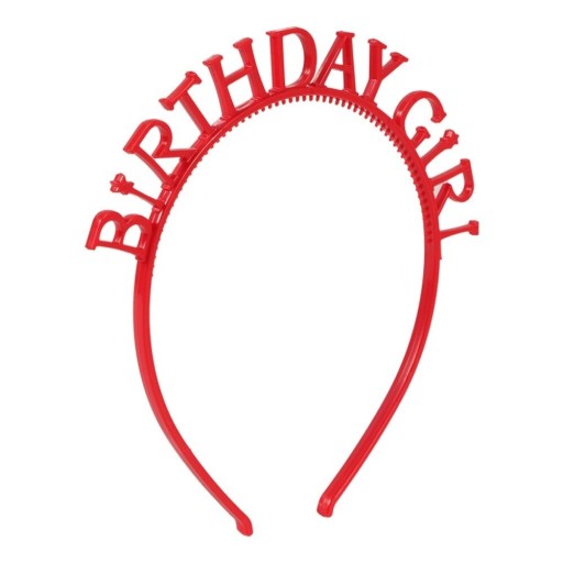 Lysande festpannband BIRTHDAY GIRL 2 st