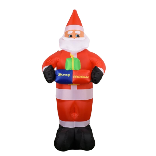Uppblåsbar jultomte P4073
