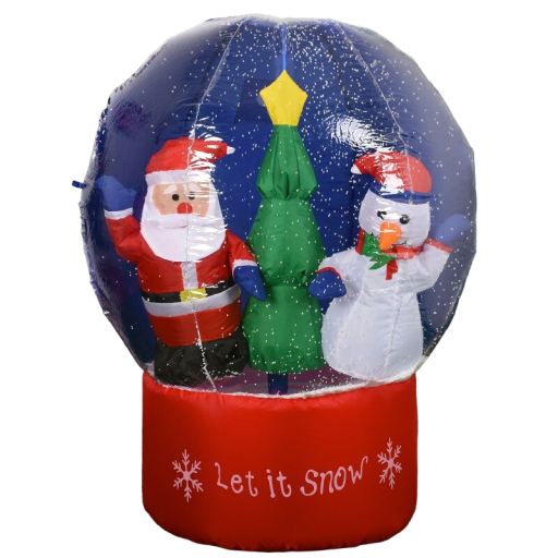 Uppblåsbar snöboll