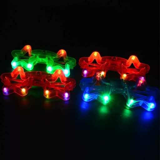 Neon LED-glasögon stjärna 12 st