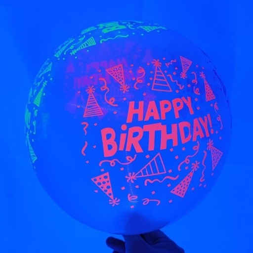 Födelsedags neonballonger 30 st