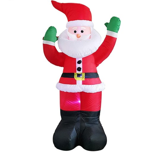 Uppblåsbar jultomte 180 cm P4080
