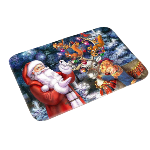 Dörrmatta med julmotiv 40x60 cm