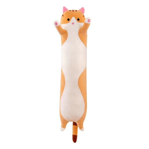 Plysch lång katt 50 cm