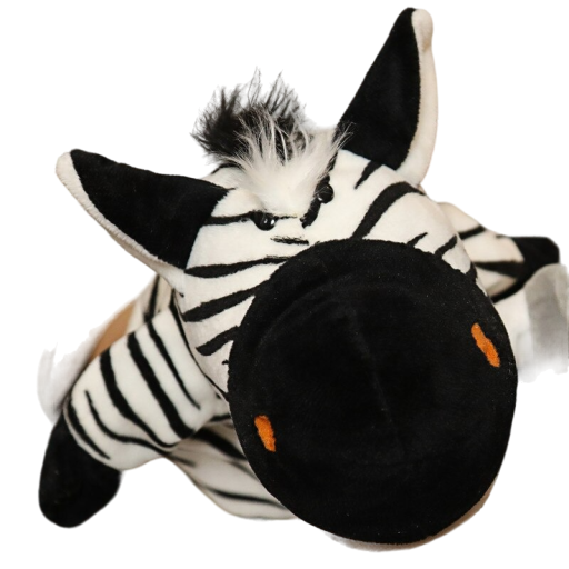 Plysch zebradocka