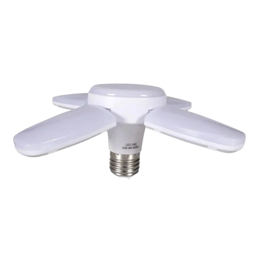 Hopfällbar LED-lampa 28 W kallvit