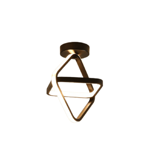 Snygg LED-taklampa 28 x 22 cm