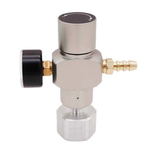 CO2 cylindertryckregulator med adapter