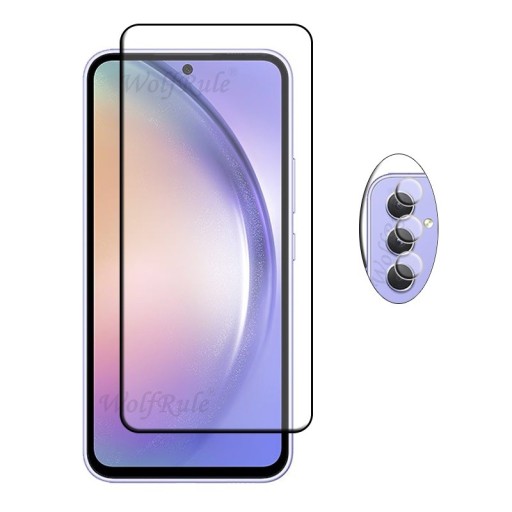 Härdat glas för display och kamera på Samsung A14