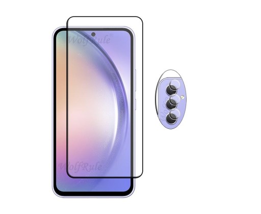 Härdat glas för display och kamera på Samsung A34
