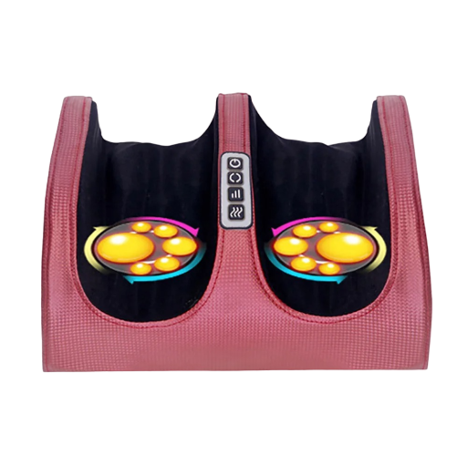 Fotmassageapparat med värmeterapi