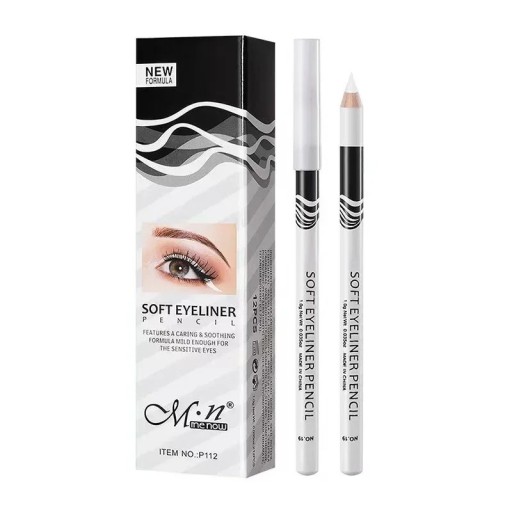 Vattenfast vit Eyeliner Eye Brightener Vit Eyeliner Eye Makeup Penna