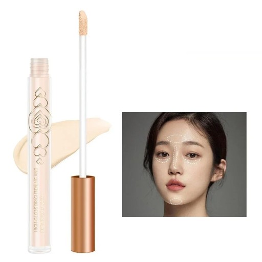 Flytande highlighter och kontur för ansiktet Långvarig contour stick Skimrande ansikts highlighter