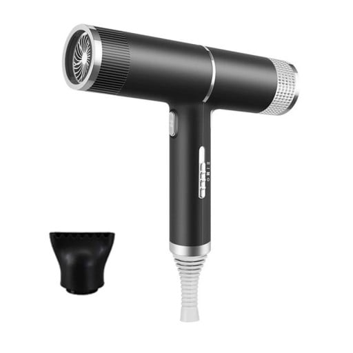 Professionell hårtork med infrarött ljus och jonisator 24,5 x 20 x 4,5 cm Höghastighetsfön 1000 W EU-kontakt